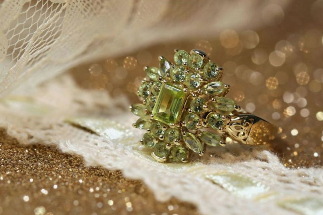 Ethical gemstones on display